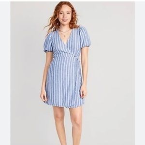 Old Navy | Striped Wrap Dress